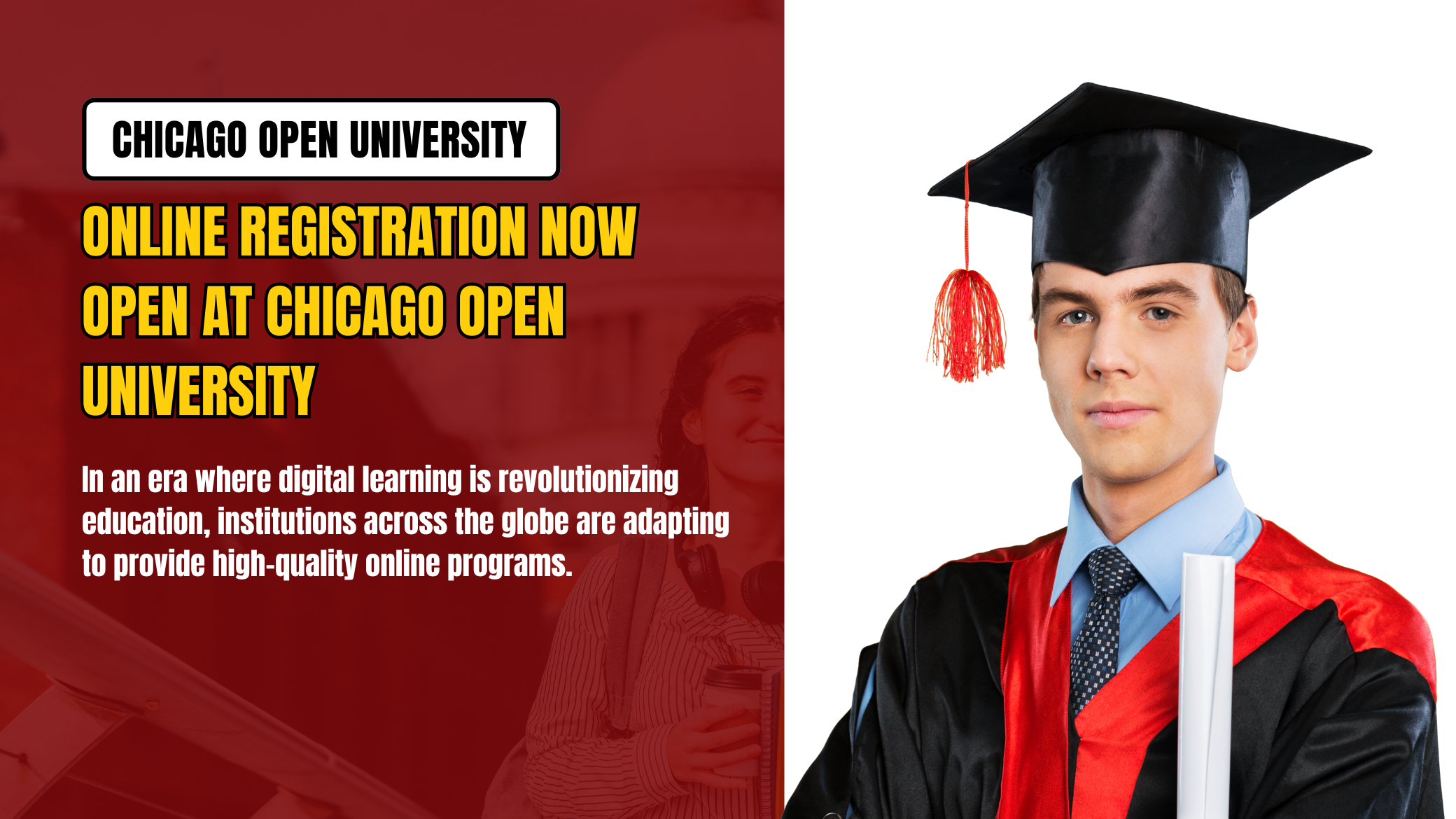 Online Registration Now Open at Chicago Open University!