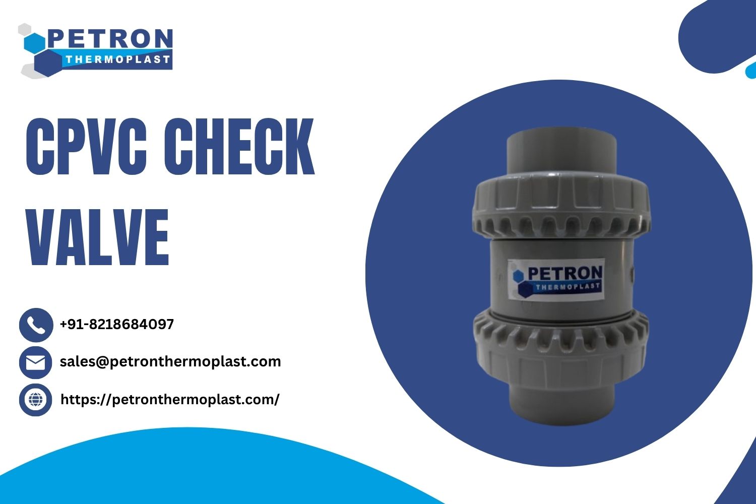Best CPVC Check Valve for Industrial Piping Systems