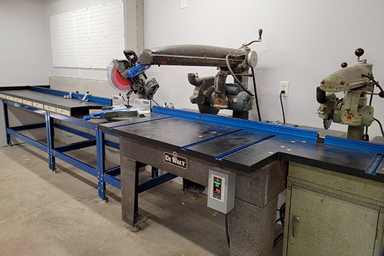 Chop Saw Measuring System