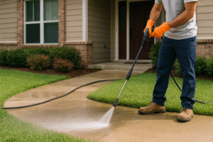 Why Local Businesses in Pflugerville Are Turning to Pressure Washing