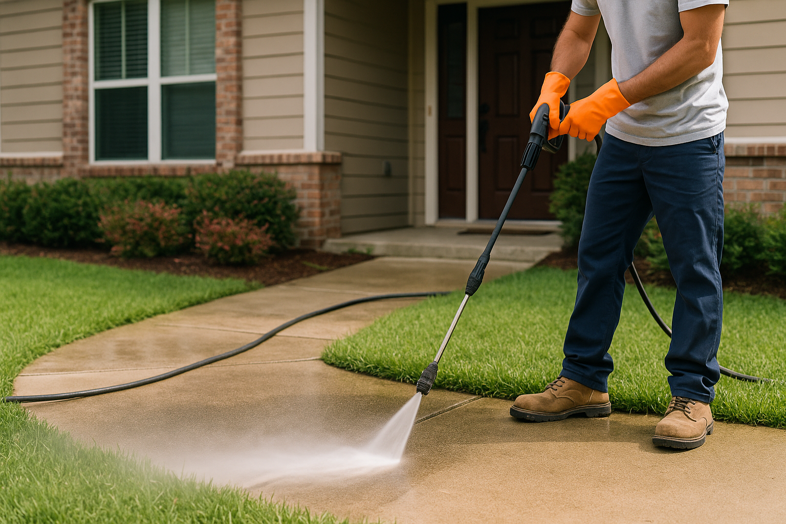 Why Local Businesses in Pflugerville Are Turning to Pressure Washing