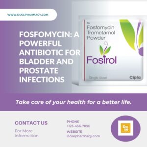 Fosfomycin 3gm Sachet: Trusted Cure for Urinary Tract Infections
