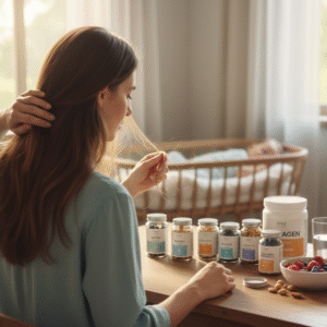 Why Postpartum Hair Loss Vitamins Are Essential for New Moms