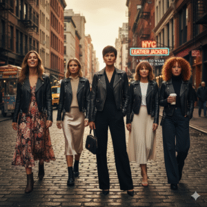 5 Ways to Wear a Ladies Biker Jacket (That Aren’t Just Jeans)