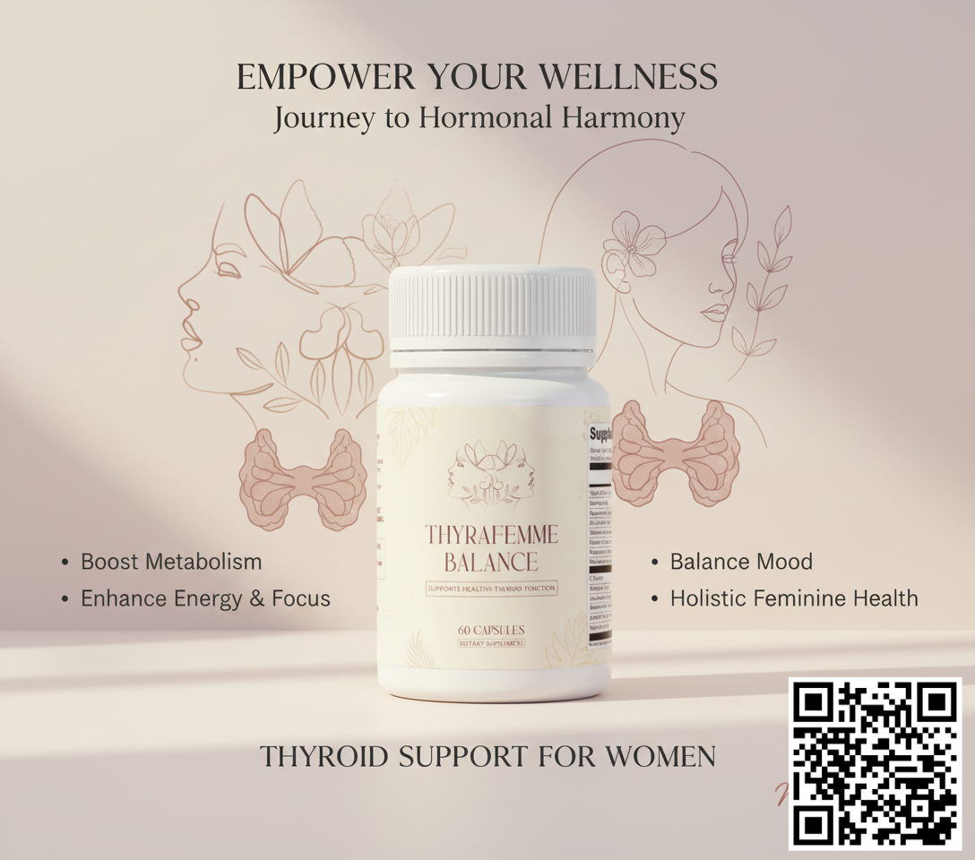 Thyrafemme Balance | Natural Herbal Support for Women’s Thyroid & Hormonal Health