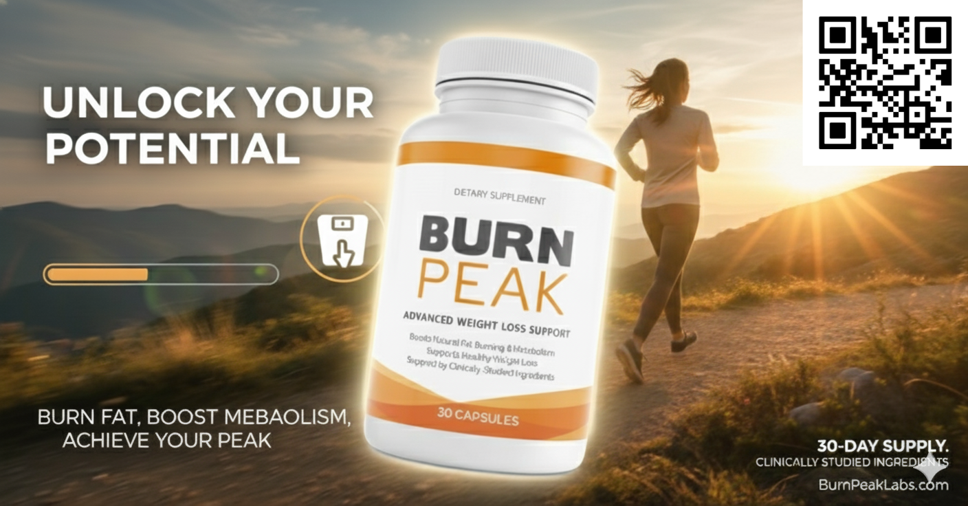 Burn Peak | Natural Fat burner & Energy Booster for Men