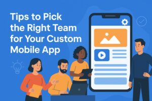 Tips to Pick the Right Team for Your Custom Mobile App